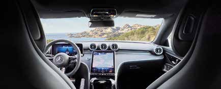 Mercedes CLE cabin view