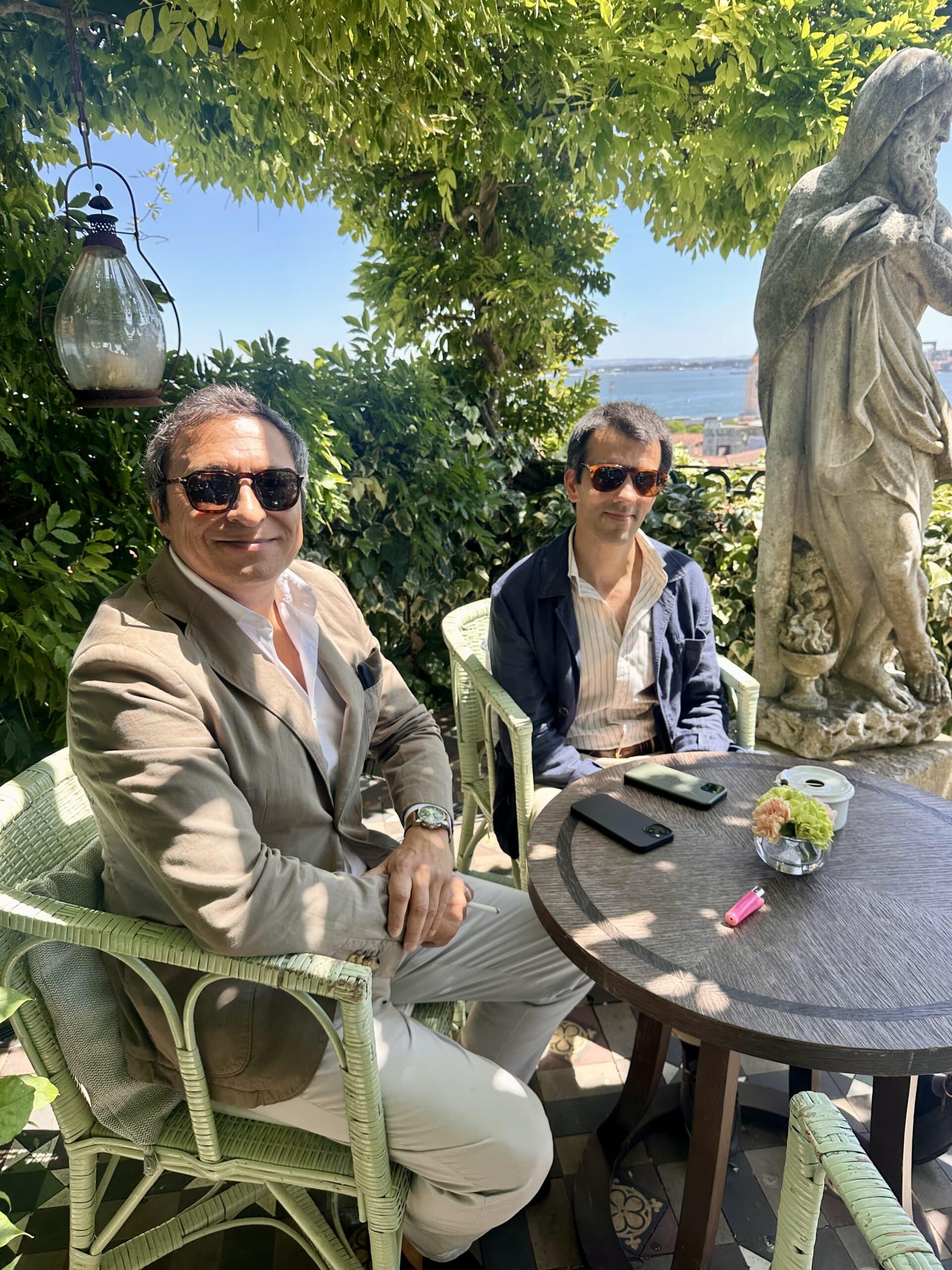 Miguel Seabra (khaki jacket) Ricardo Amaral
