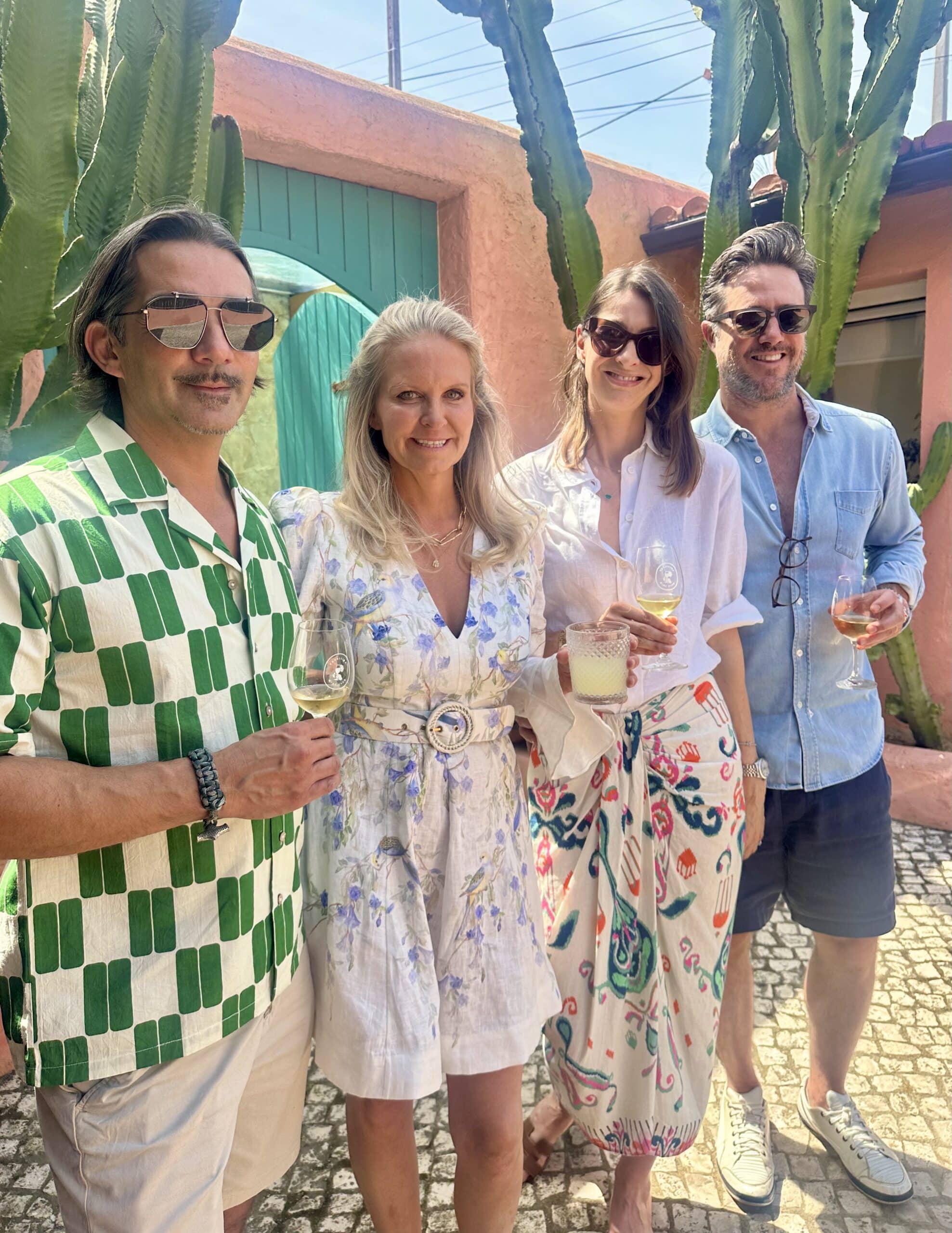 Oliver Mistry and Ellie, Deborah and Luiz Maia