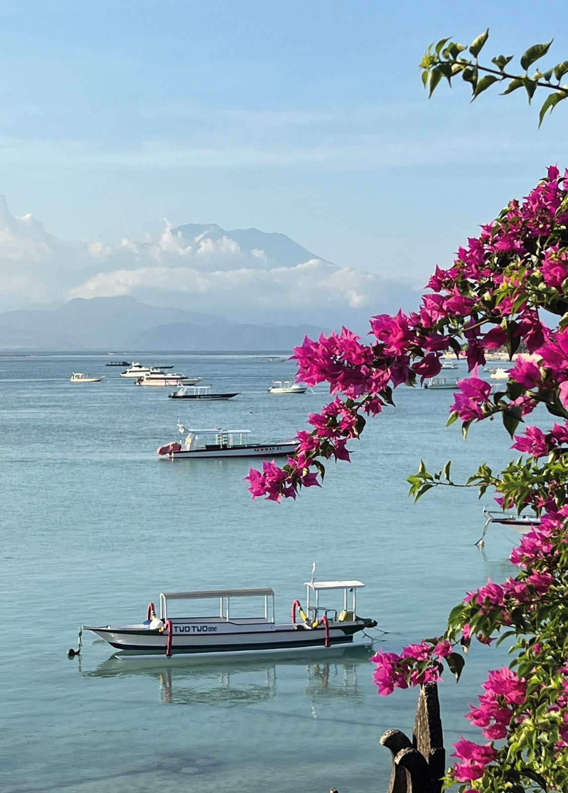 Our favorite weekend getaway is a 30 minute boat ride from Sanur to the nearby island of Nusa Lembongan.